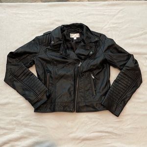 Xhilaration moto jacket black Medium